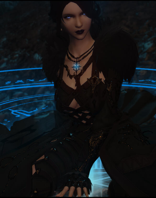Mage. While Shi does not have the same connection to her magic as before, she does have access to certain spells still.